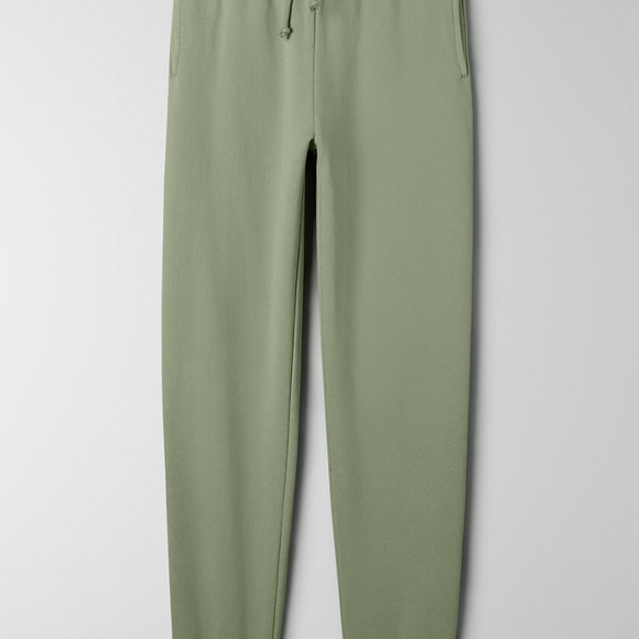 Tna Cozy Fleece Perfect Sweatpants SEAGRASS GREEN - Picture 4 of 8